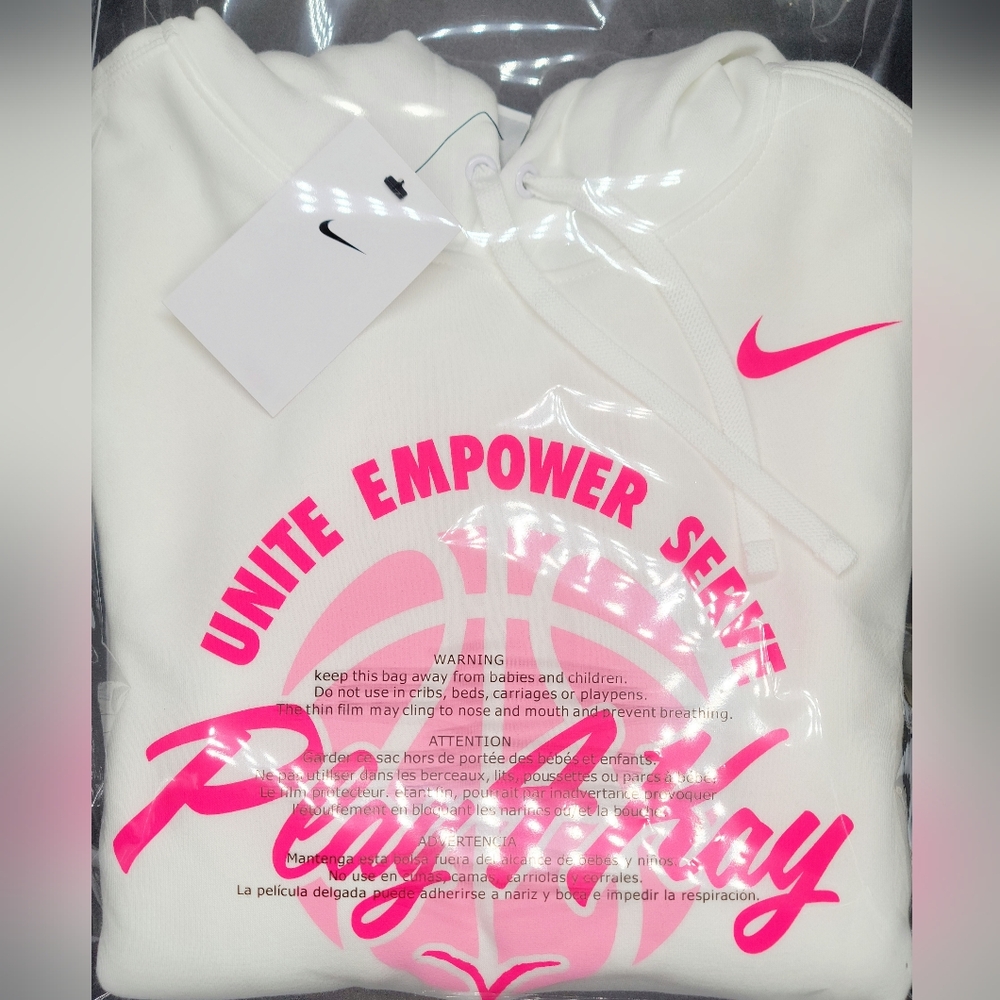 Nike Air Kay Yow Play 4 Kay Hoodie "Caner Awareness" Unreleased Sz Multi NWT